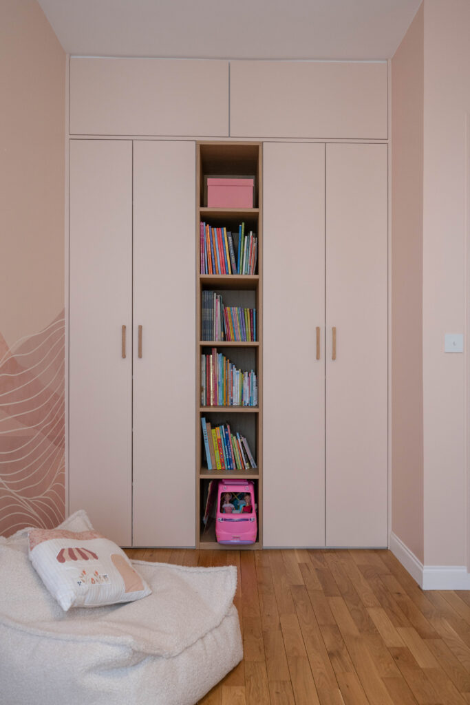 2 renovation chambre fille paris agencement sur mesure rose
