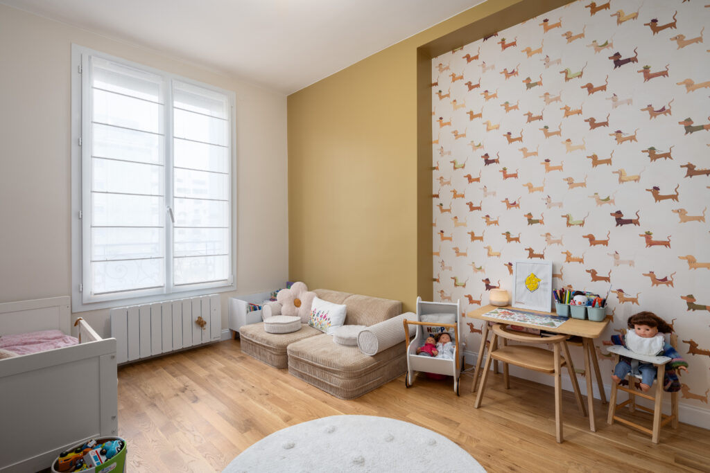 4 renovation chambre fille jaune ocre paris